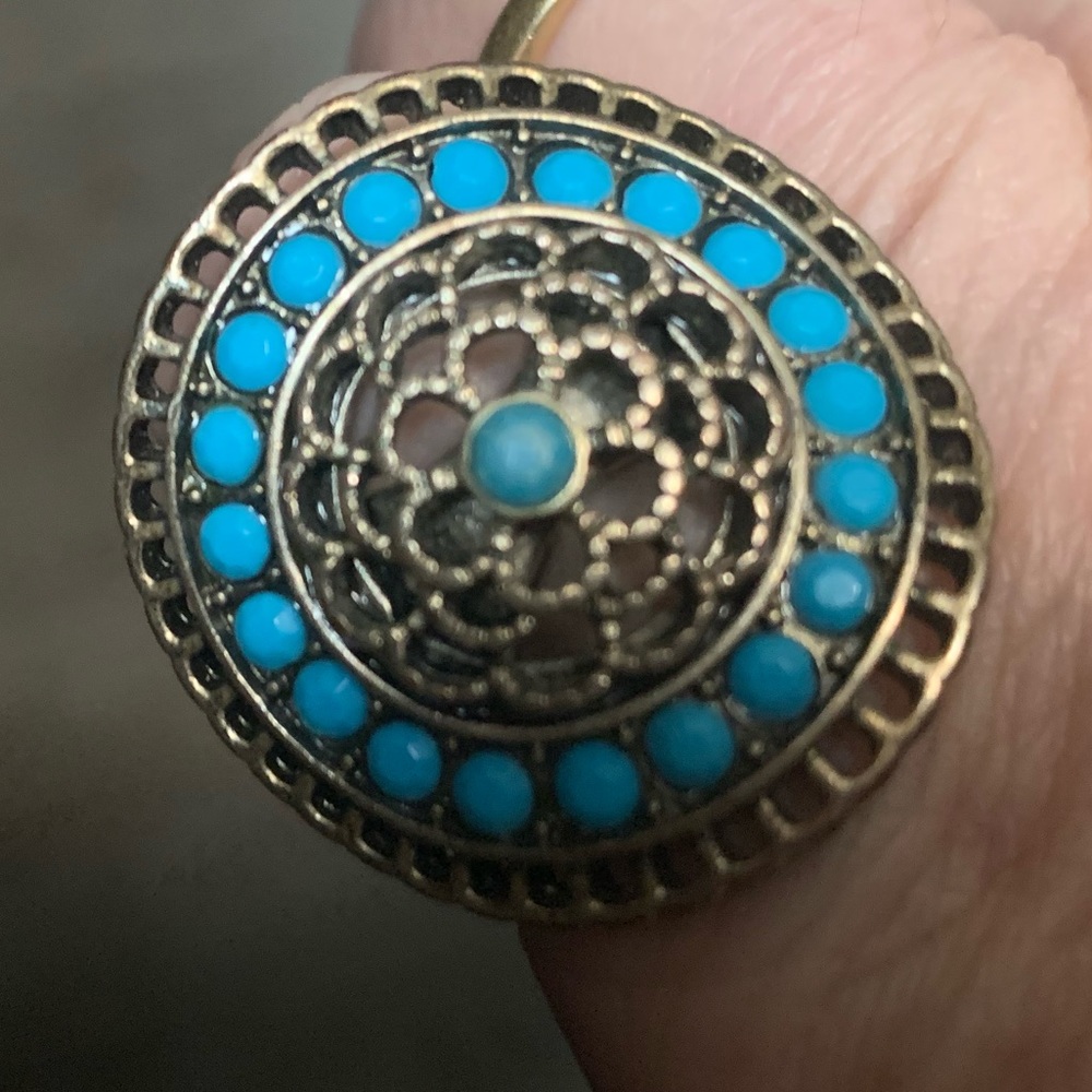 Turquoise Fashion ring one size